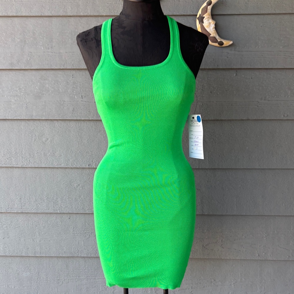 Hera Collection Neon Green Mini Dress